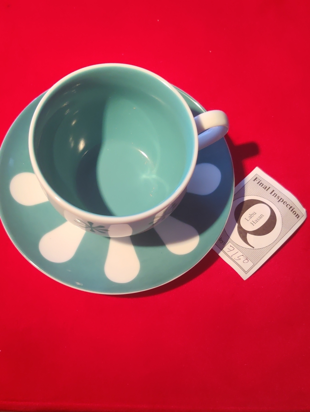 DAVIDsTEA "Duo à Gogo" Collection Accented Small C&S Teal Asterisk or Starburst